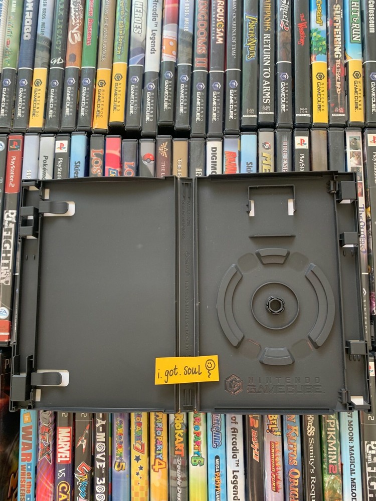 Resident Evil 3 Original Black Case + Artwork ONLY Gamecube OEM - NO GAME MANUAL