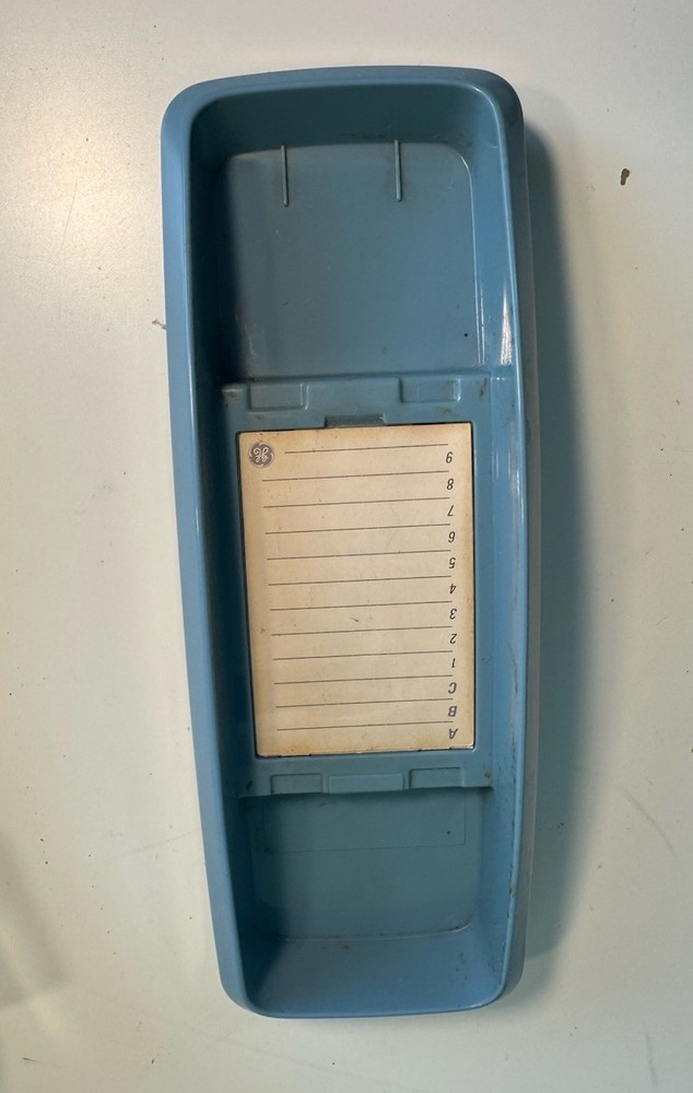 Vintage Blue GE Thomson Consumer Electronics 2-9052BLA Push Button -Wall Phone