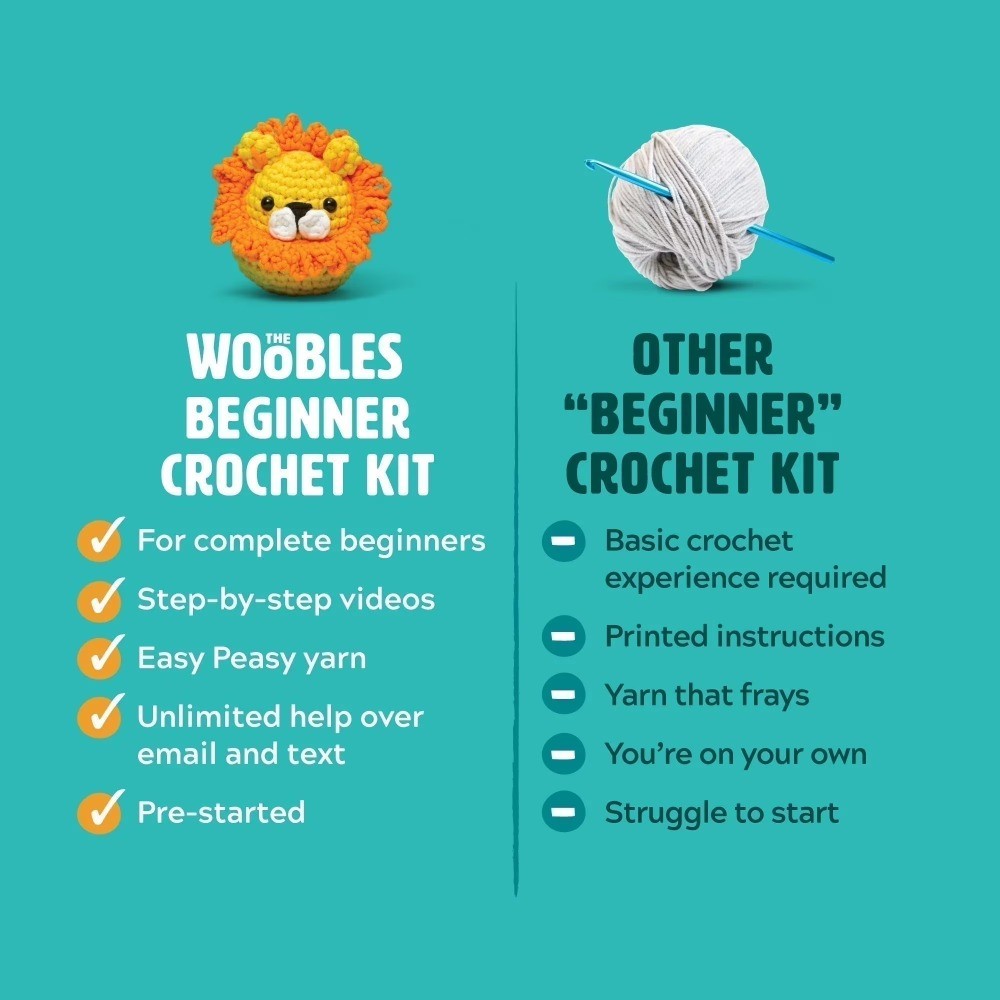 Beginner Crochet Amigurumi Kits - Hamster