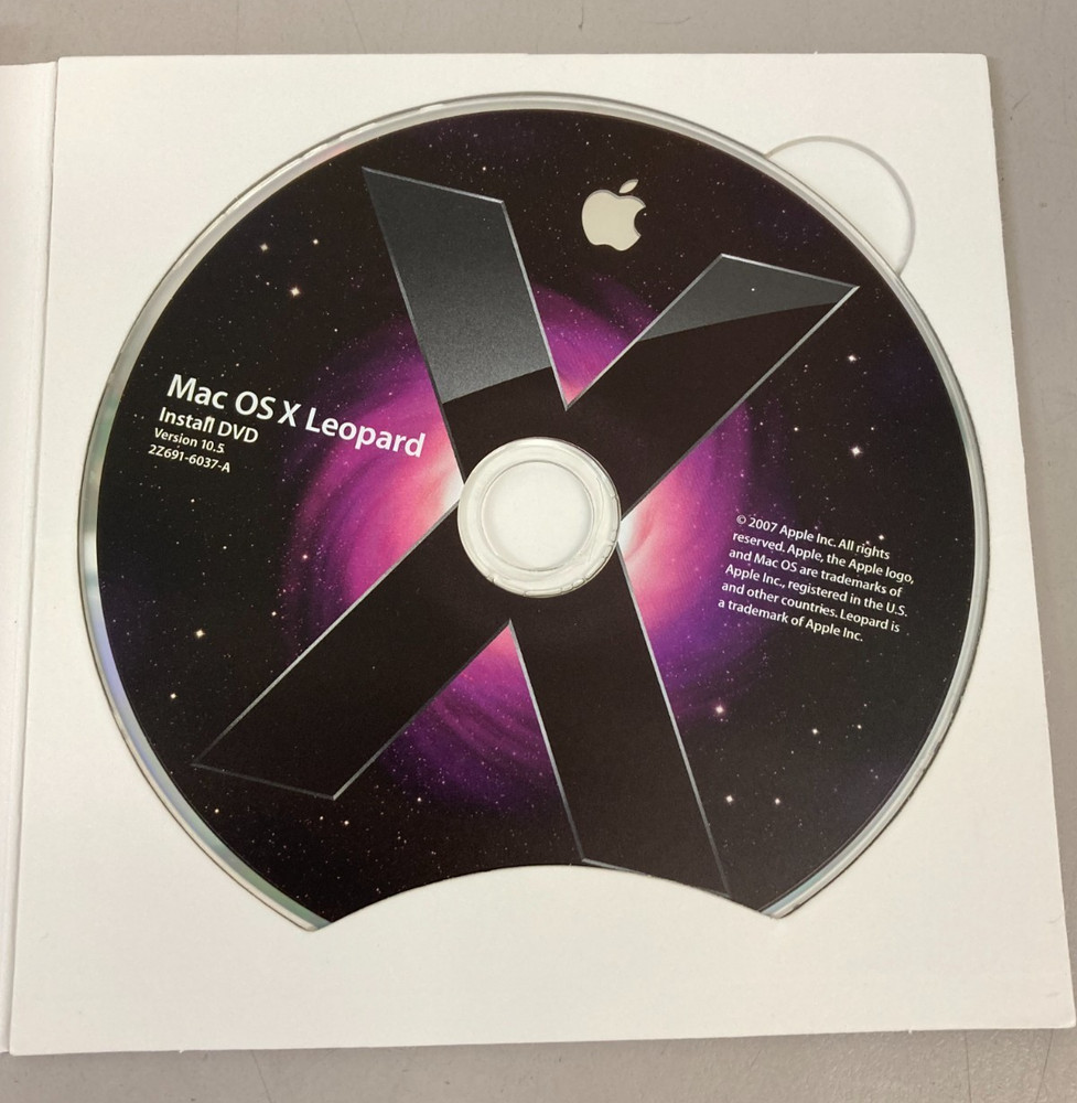Apple Mac OS X version 10.5.4 Leopard
