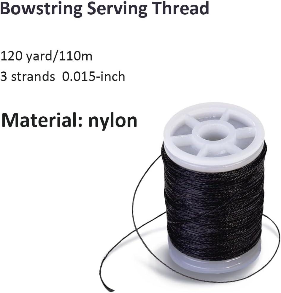 Archery Bowstring Separator and Bowstring Serving Thread Set Peep Sight Insta...