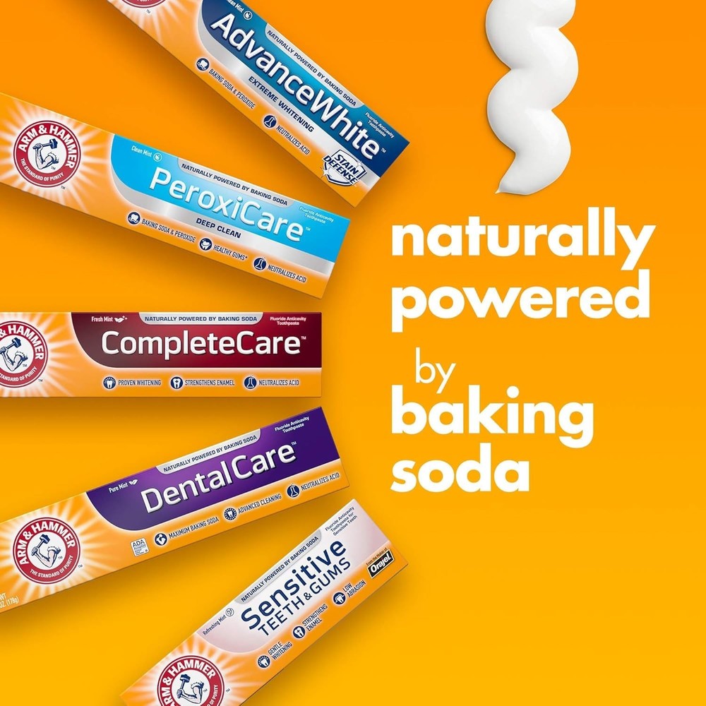 Fresh Mint Advance White Toothpaste – Powerful Whitening & Plaque Control, 6 oz