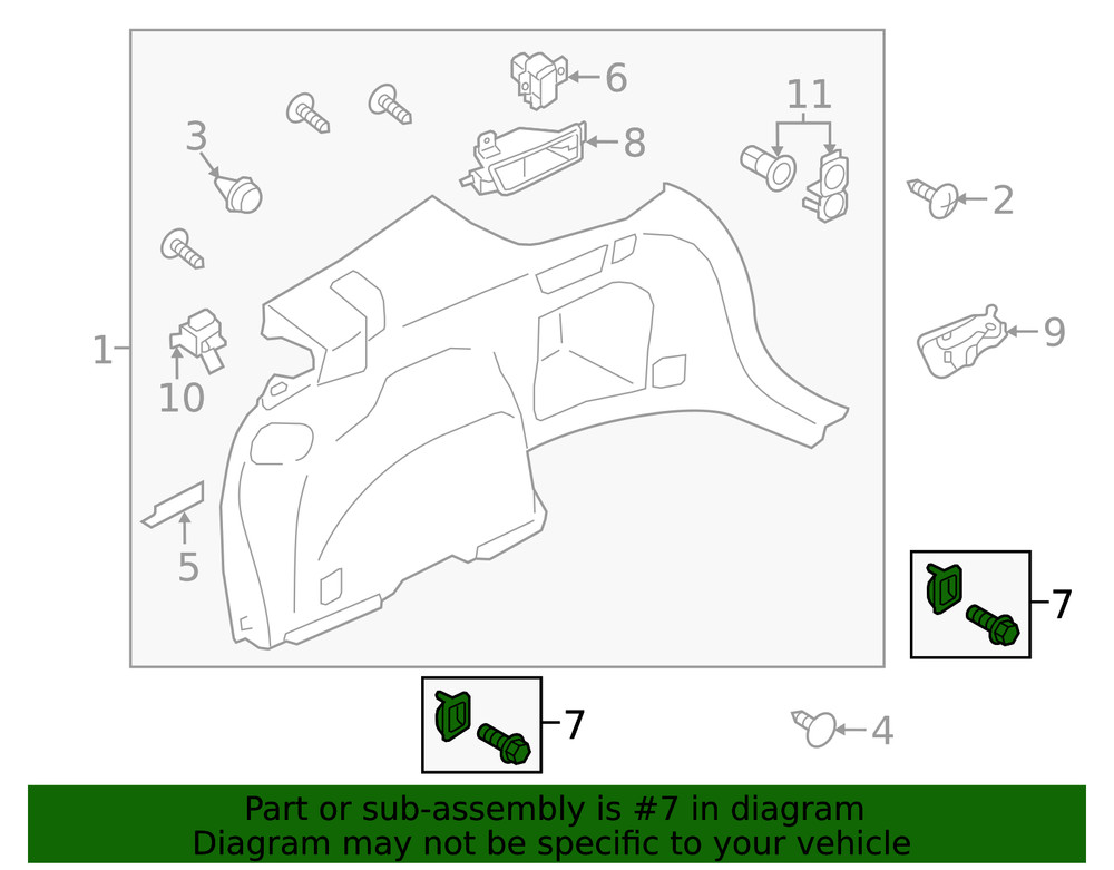 Genuine Subaru Hook 94072al01avh