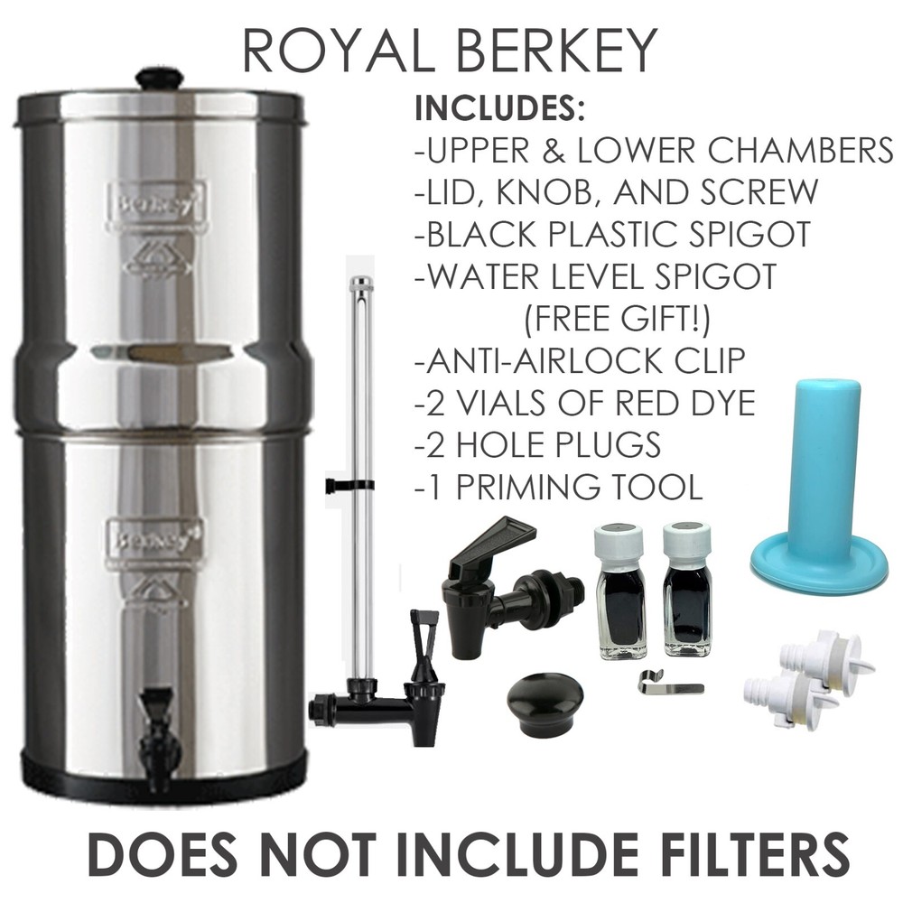 Royal Berkey Unit/Housing ONLY- Open Box (Filters NOT included PLEASE READ)