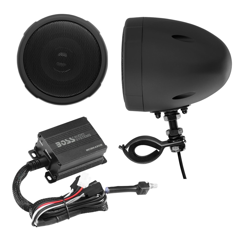 BOSS Audio MCBK425BA Motorcycle Speaker Sound System