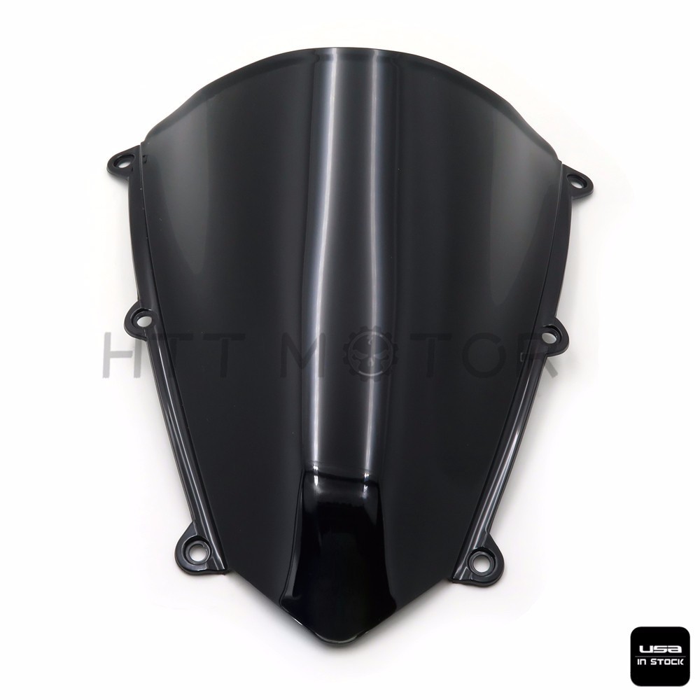 For Honda 2007-2012 CBR600RR 2009-2012 600RA ABS Windshield Windscreen Black