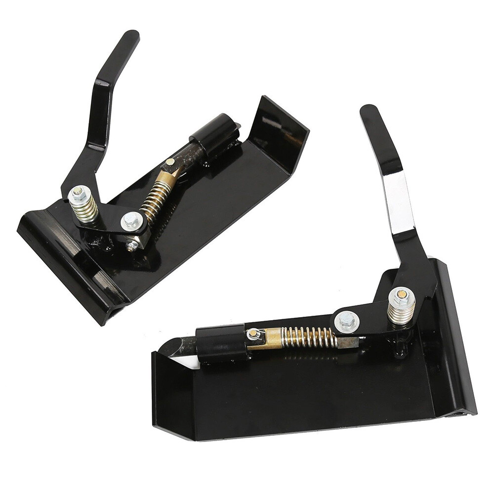 Weld-On Skid Steer Quick Attach Bucket Conversion Adapter Latch Plates Universal