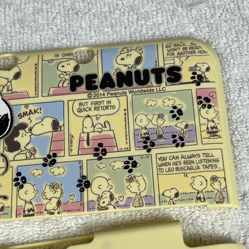 Nintendo 3DS LL Cover Skin Case Peanuts Comic Panel Print