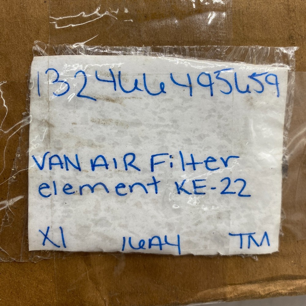VAN AIR SYSTEM KE-22 FILTER ELEMENT KE22 "FREE SHIPPING"