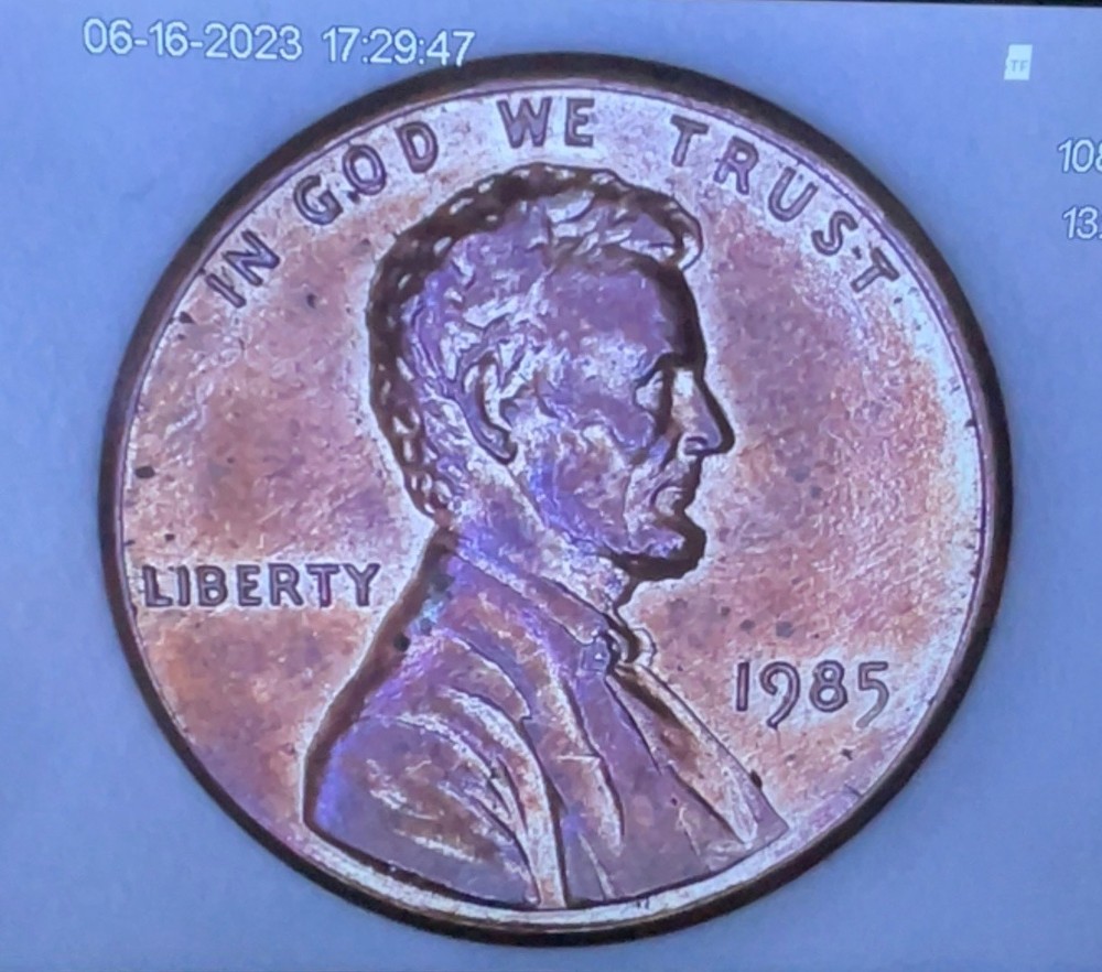 1985 lincoln penny no mint mark!