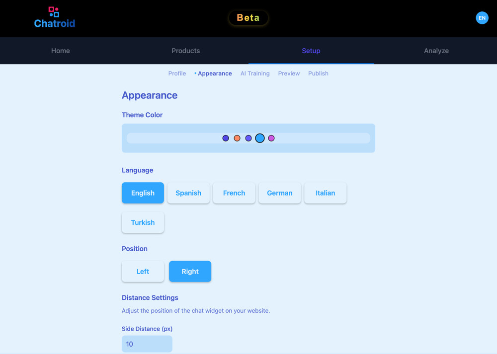 Chatroid.com Domain + Fully functional website (beta)