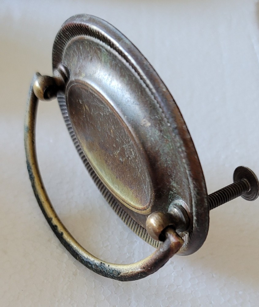 Vintage Brass Drawer Pulls Hepplewhite style Hardware 2.5, Used, 16 pcs