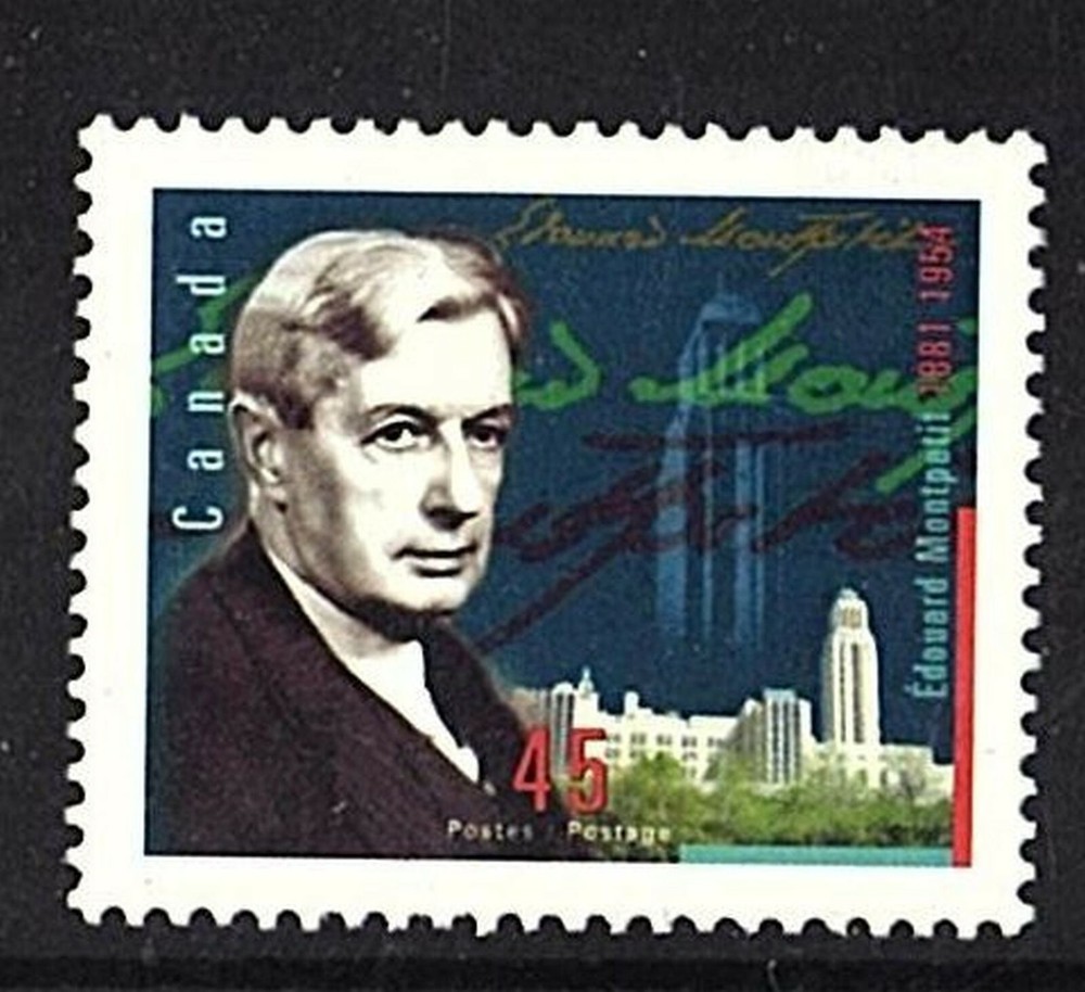 CANADA NO 1617,  EDOUARD MONTPETIT,  MINT NH