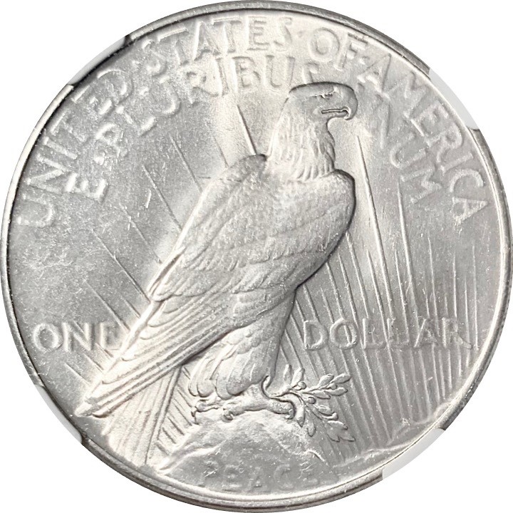 1927 Peace Silver Dollar NGC MS 64