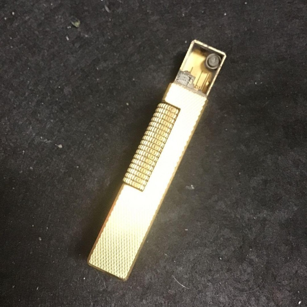 Overhauled Dunhill Rollagas lighter Gold without box