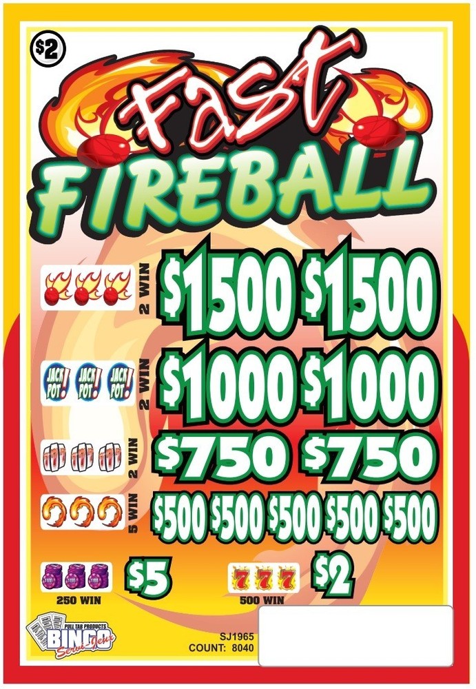 NEW pull tickets FAST FIREBALL - $2 Instant Tabs