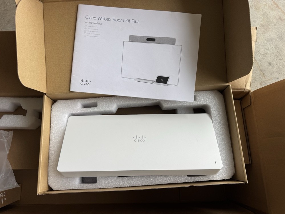 Cisco Webex Room Kit Plus CS-KITPLUS-K9 Quad Camera Video Conferencing System