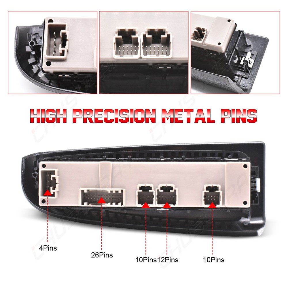 Front Driver Side Power Window Switch For 2003 Chevy Silverado GMC 15883322