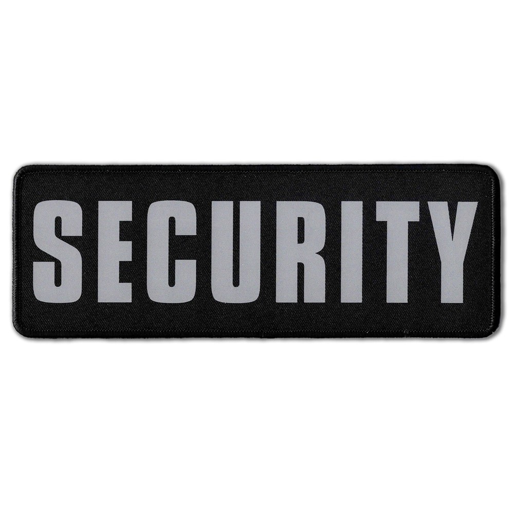 Security Patch – Ultra Reflective Hook and Loop Patch for Tactical Vest
