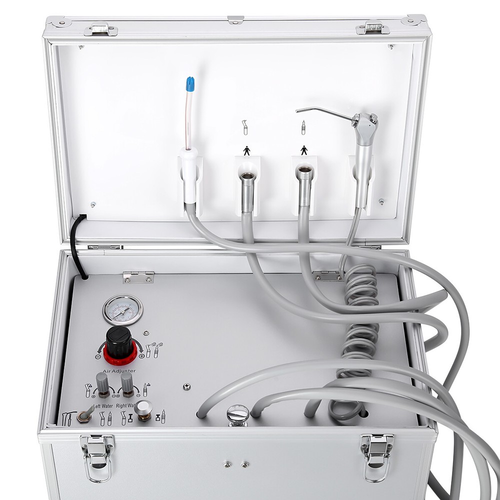 Dental Mobile Portable Delivery Unit Air Compressor /Lab Vacuum Forming Machine