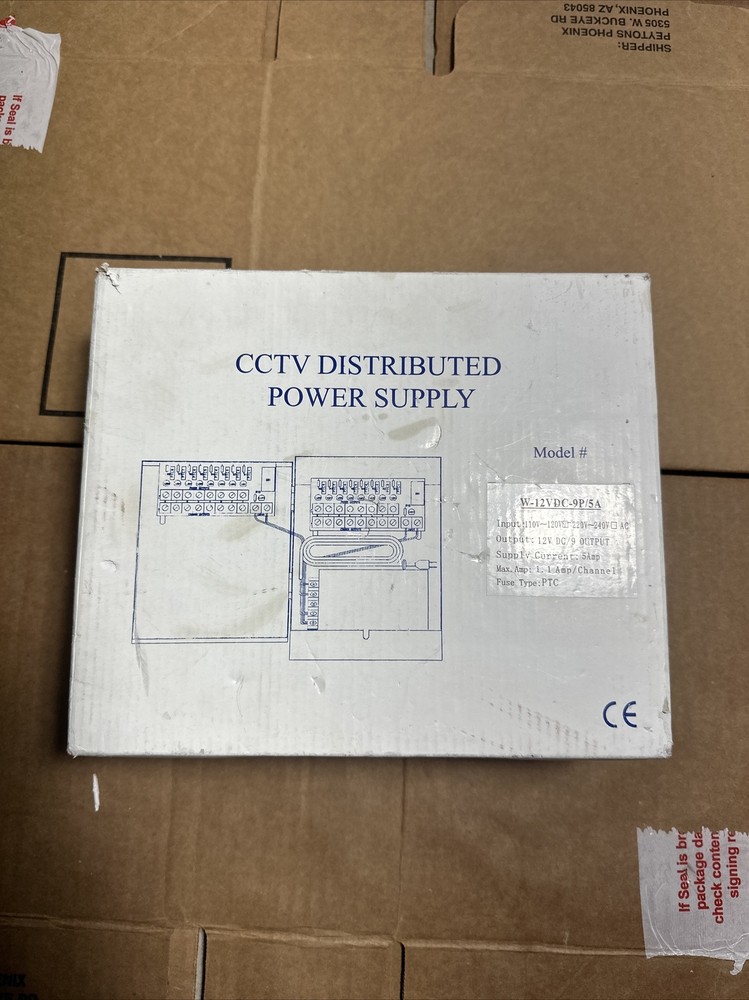 CCTV Distributed Power Supply - Model W-12VDX-18P/10A - Used