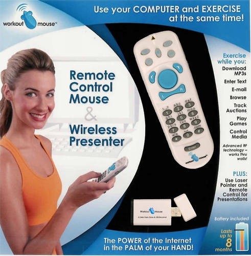 RF Wireless Windows Media Remote Control Mouse Laser Pointer Cordless Presenter