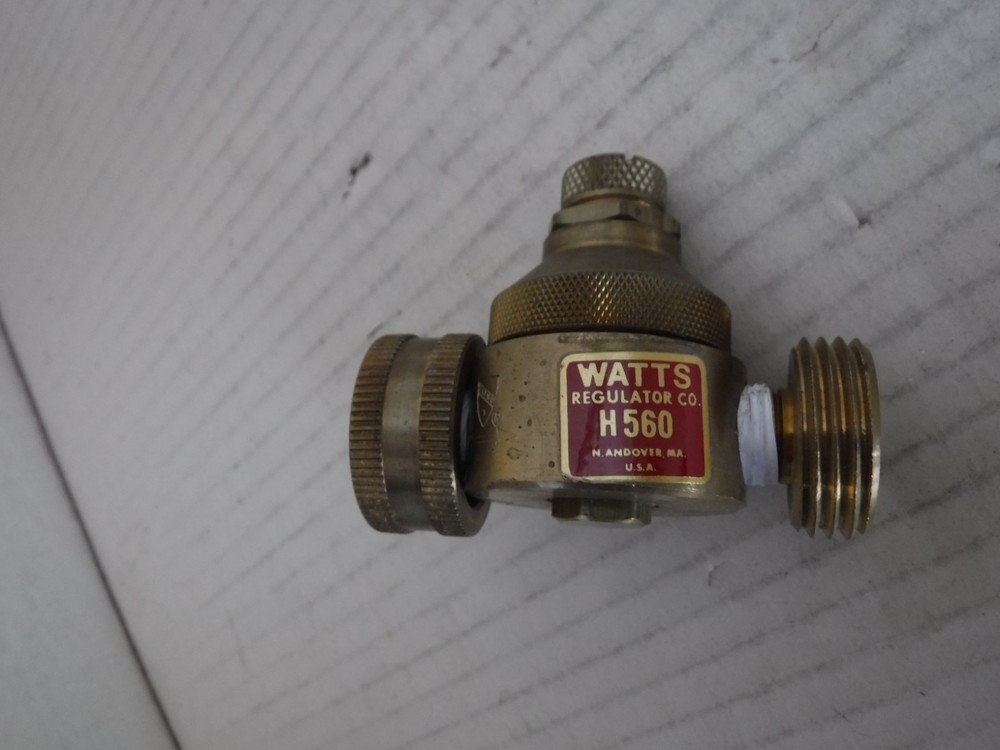 WATTS 560 Mini Water Pressure Regulator 3/4” Hose connection 0-60psi