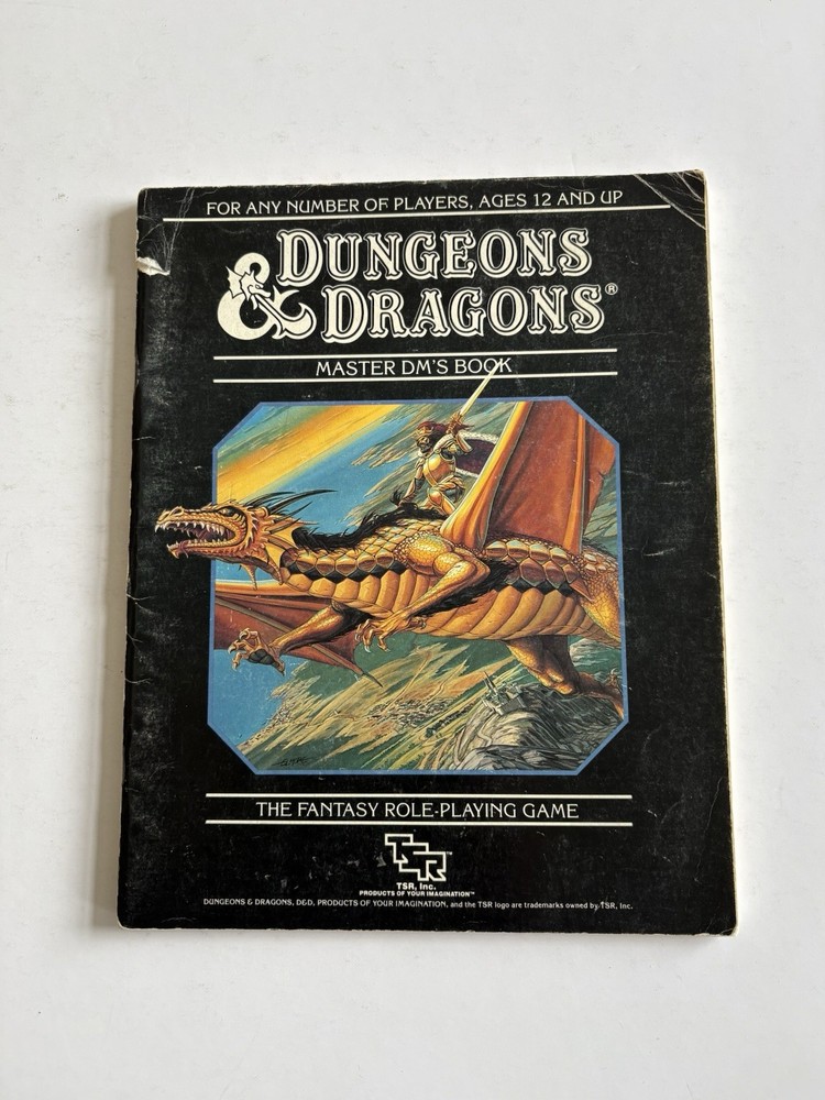 Dungeons and Dragons Master DM Guide TSR 1985