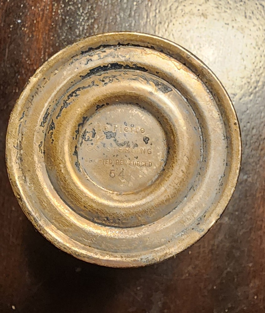**Extremely Rare** La Pierre Weighted Sterling Silver (Cup, Thimble Holder, ?..)