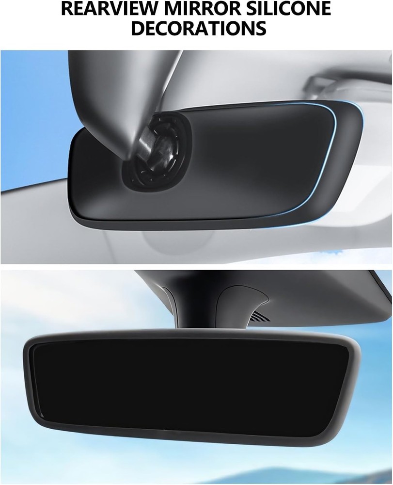 2PCS Protector Trim Frame Compatible with Tesla Model 3 Y 2020-2024 2026 Screen