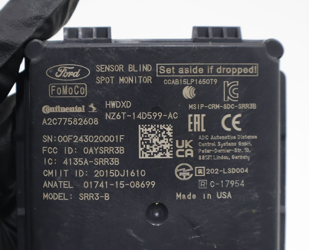 2022 - 2024 FORD MAVERICK REAR LEFT SIDE BLIND SPOT RADAR SENSOR MODULE OEM