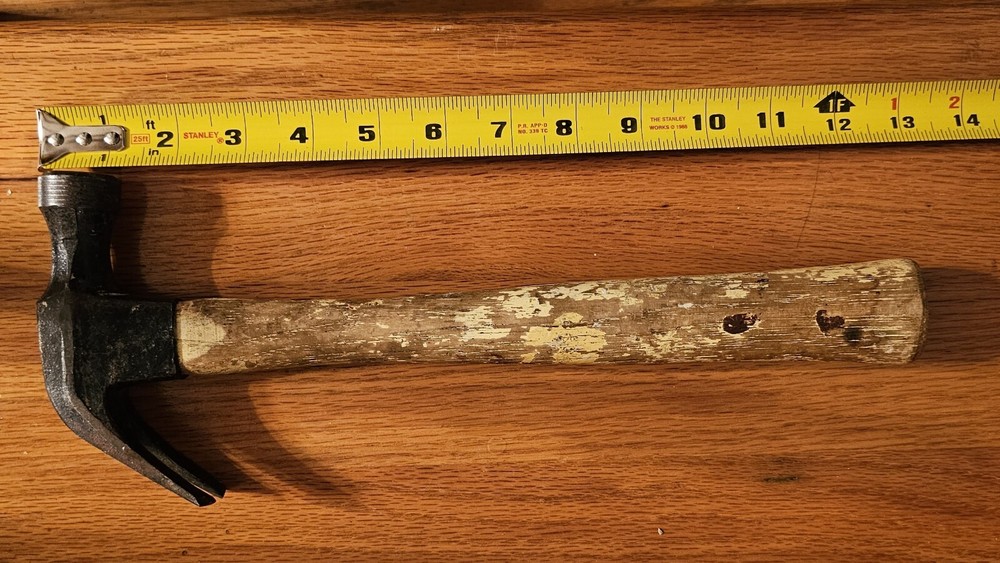 Vintage Claw Hammer 13" 20oz Very Sturdy