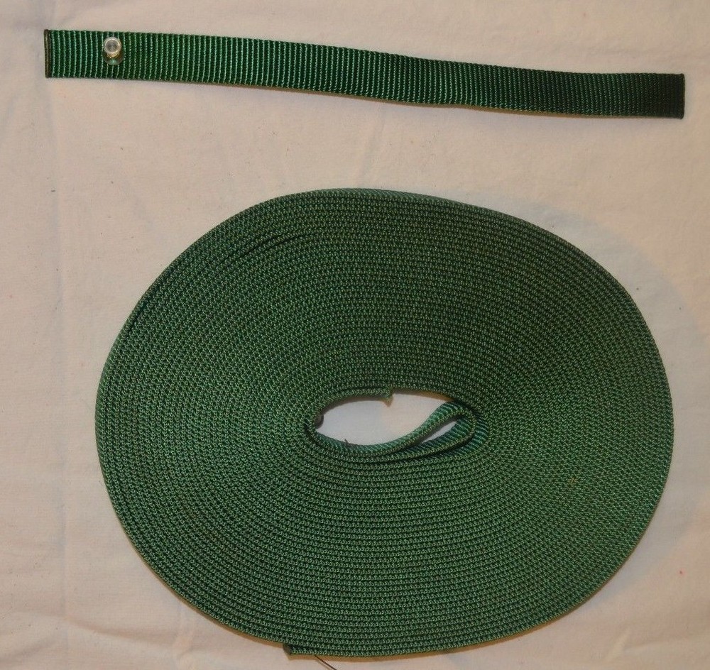 Webbing - 3/4" x 18 ft- Medium Weight Nylon - Green (H42)