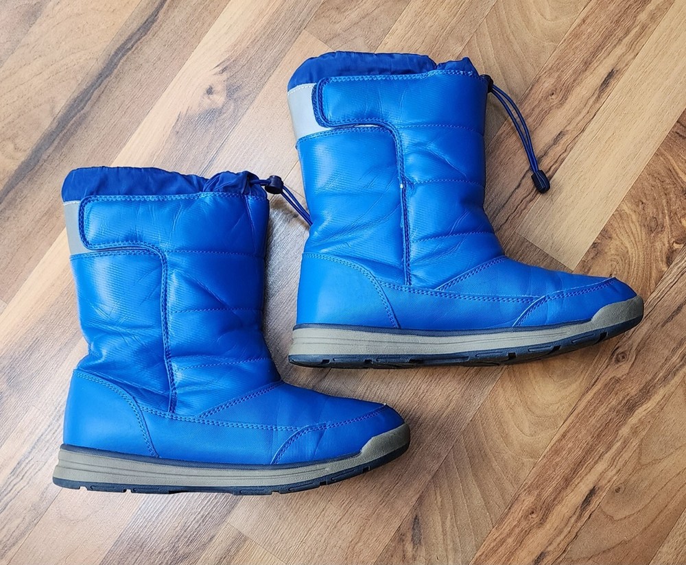 Lands End Boys Snow Boots Size 7M, Blue, Great Condition!