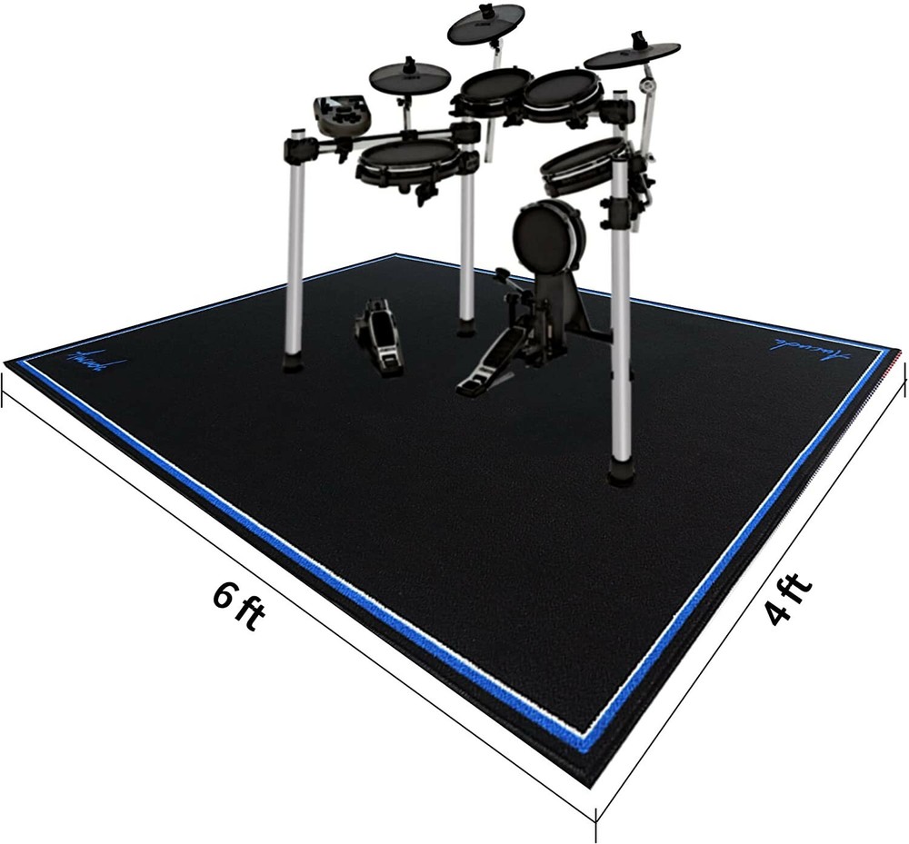 Drum Rug 4*6ft Drum Accessories for Drum Set Drum Rug