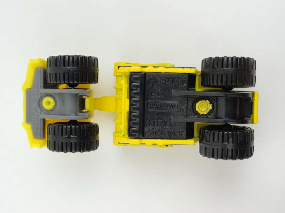 2010 Matchbox #40 Scraper (Yellow #59) - LOOSE