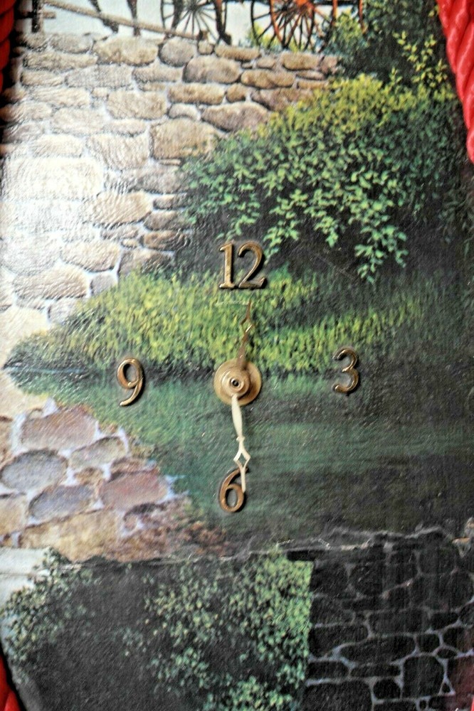 Horse Collar Clock with Picture