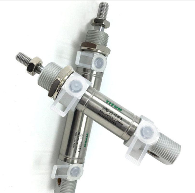 New 1PC DSNU-12-25-PPS-A Double Acting Mini Pneumatic Components Cylinder