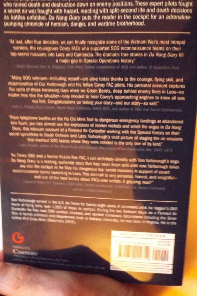 VIET NAM WAR FORWARD AIR CONTROLLER DA NANG DIARY updated & revised Yarborough