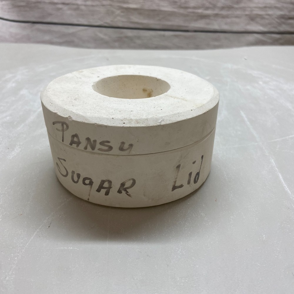Ceramic Slip Casting Mold Pansy Sugar Bowl