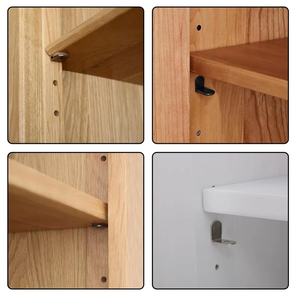 5mm Shelf Support Peg，Support Cabinet Pins，Shelf Bracket 30PCS, Silver