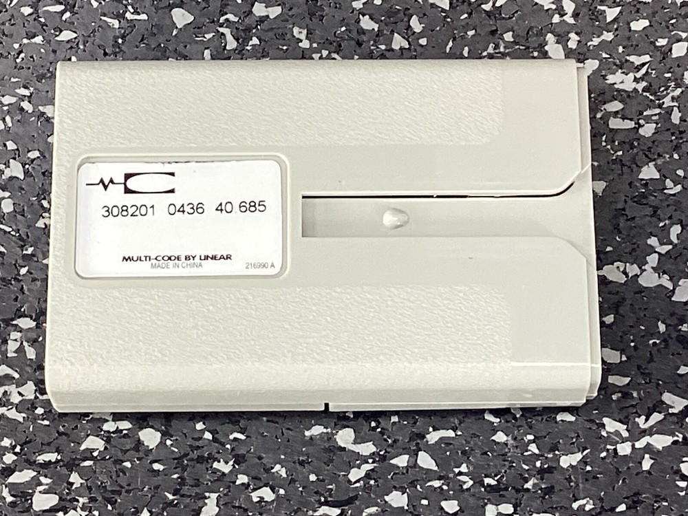 Multi-Code 3082 40.685 MHz 2-Button Visor Gate Garage Remote MultiCode 308201