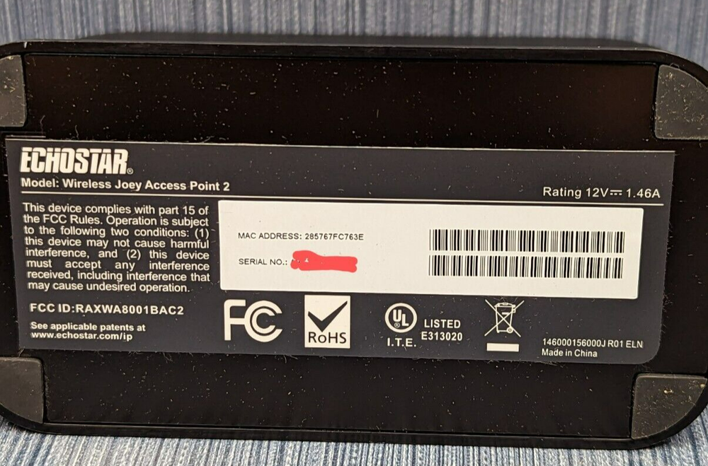 Pace DN010888 Antenna for Dish Network Wireless Access Point 2 Reman