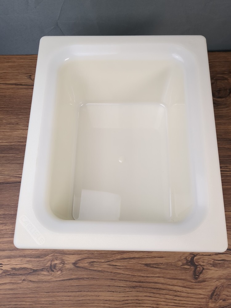 Carlisle Coolcheck Plastic Food Pan, 6 Qt.