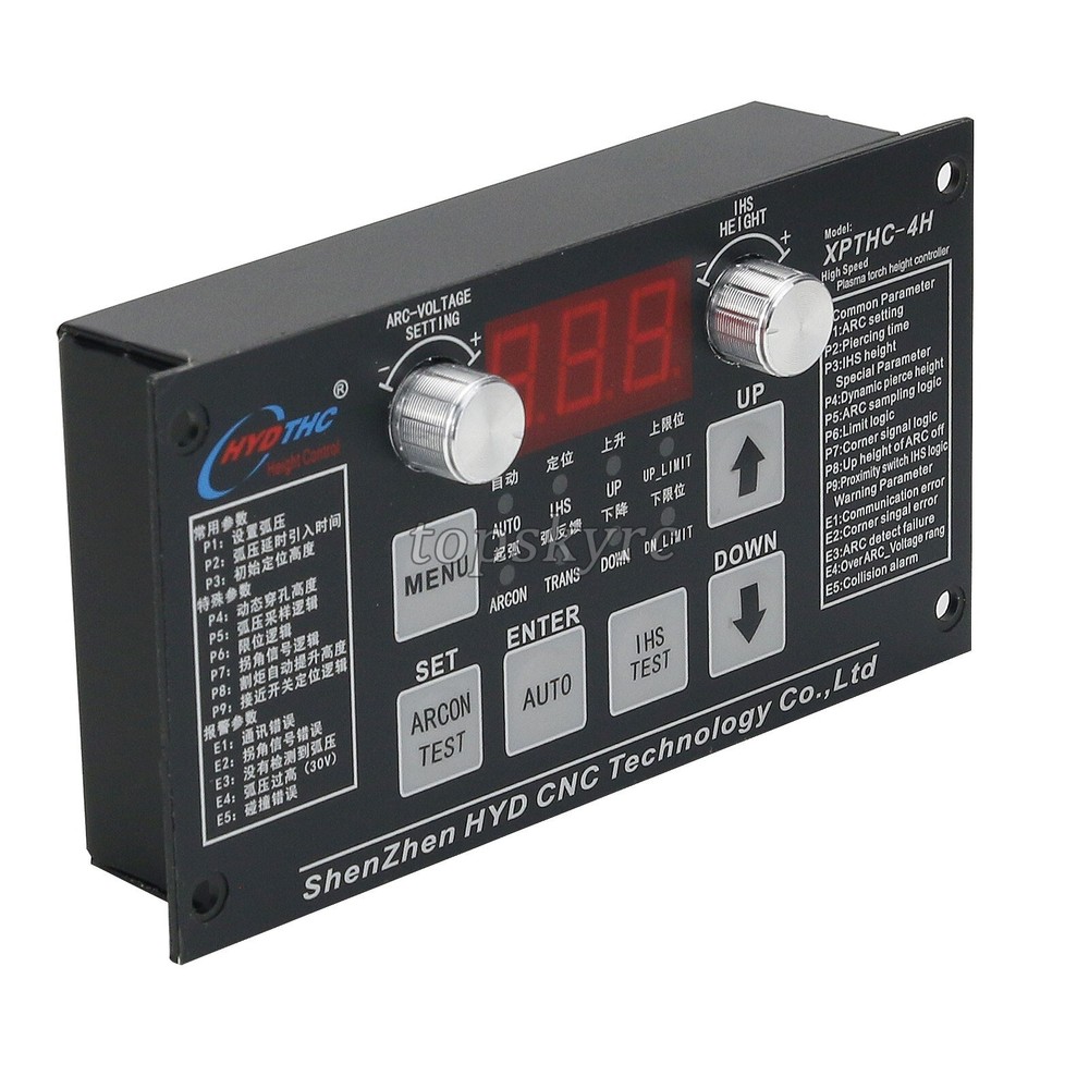 THC Plasma Torch Height Controller Kit For CNC Plasma Cutting Machines XPTHC-4H