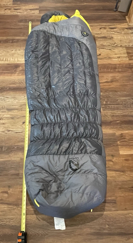 Nemo Sonic Down 0 Degree Down Mummy Sleeping Bag, Stuff Sack & Storage Bag