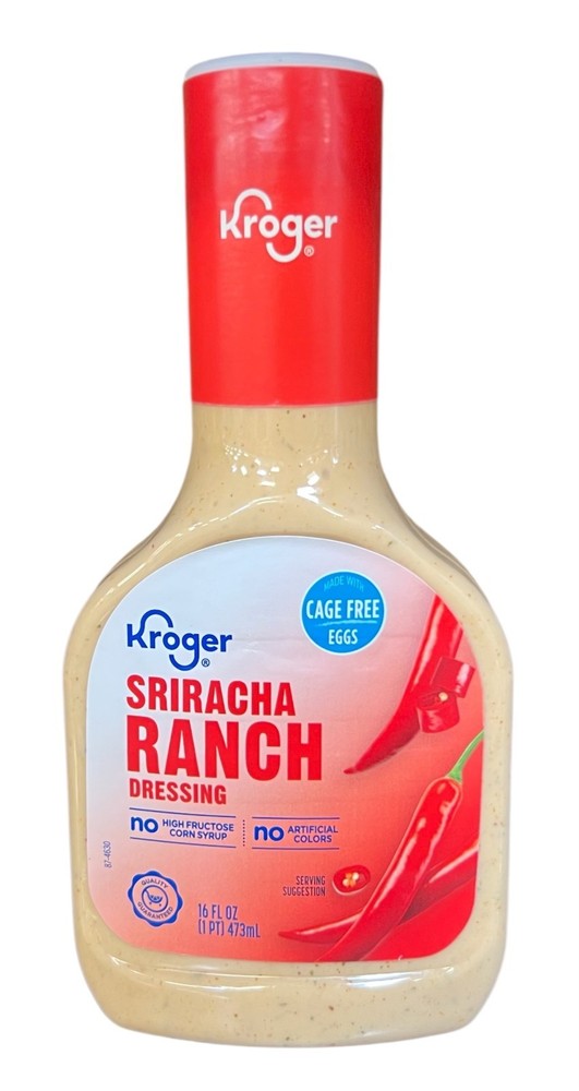 Kroger Sriracha Ranch Salad Dressing & Dip 16 oz