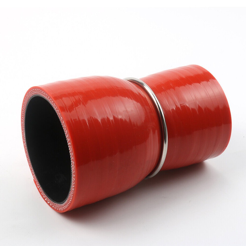 New Plain Hose 3687223 Red With 2PCS Clamps Replace For Cummins ISX15 Engine US
