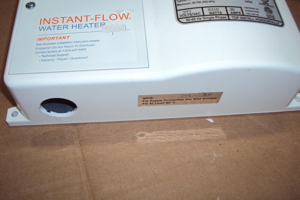 Chronomite Labs Sr-30/277 Htr-I 277Vac, 30 Amps, Both Electric Tankless Water