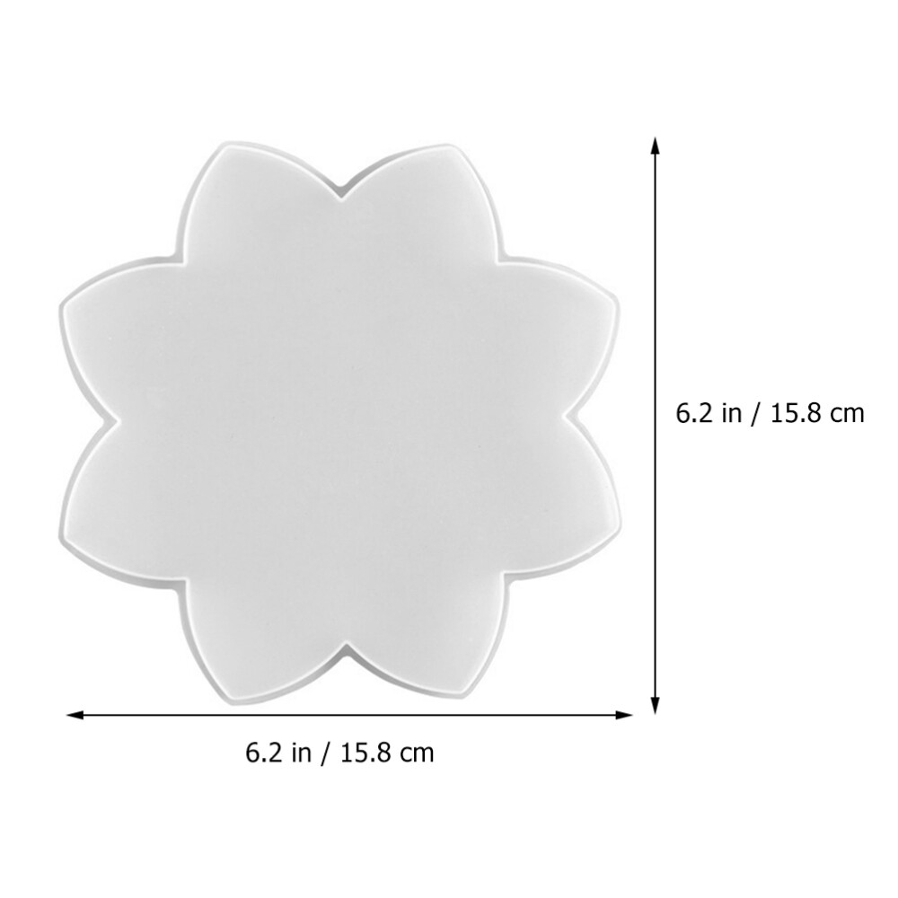 1PC Coaster Casting Molds Silicone Coaster Molds Coasters Silicone